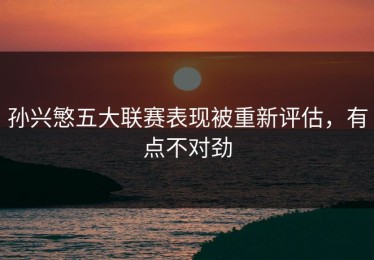 孙兴慜五大联赛表现被重新评估，有点不对劲