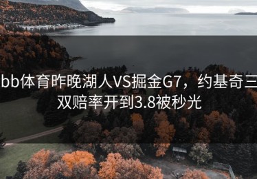 bb体育昨晚湖人VS掘金G7，约基奇三双赔率开到3.8被秒光
