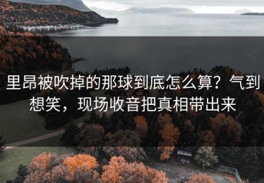 里昂被吹掉的那球到底怎么算？气到想笑，现场收音把真相带出来