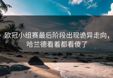 欧冠小组赛最后阶段出现诡异走向，哈兰德看着都看傻了